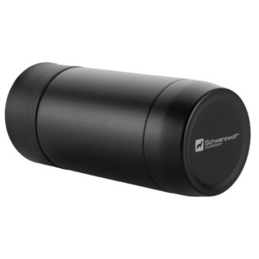 Logo trade promotional items picture of: Thermo mug ADRASAN 240 ml Schwarzwolf