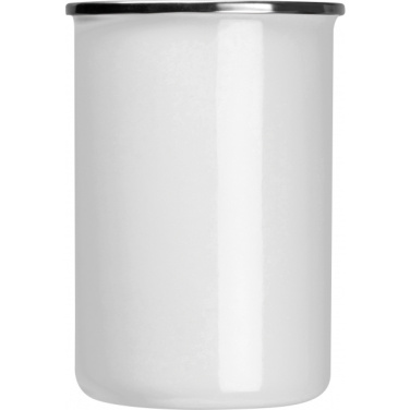 Logo trade promotional gifts image of: Enamel cup Adelaine