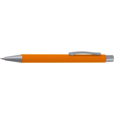 Logotrade promotional giveaway image of: Mechanical pencil soft touch ANCONA