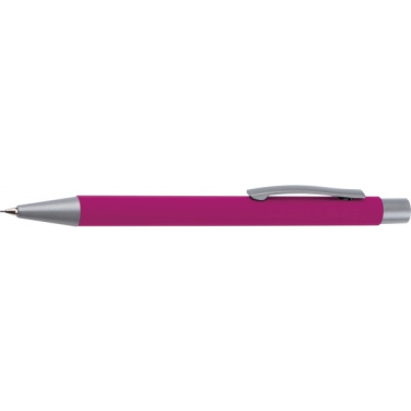 Logotrade promotional merchandise picture of: Mechanical pencil soft touch ANCONA