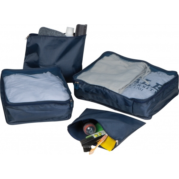 Logo trade promotional giveaways picture of: 4-piece travel set BELMONT