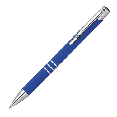 Logotrade promotional product image of: Semi gel pen soft touch DUNMORE