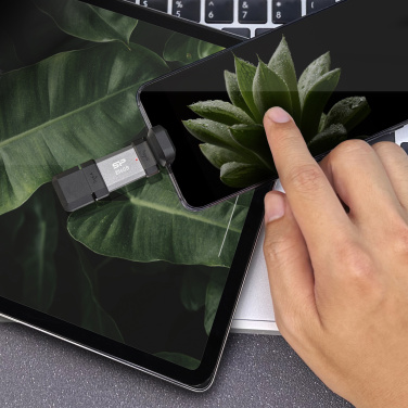 Logo trade corporate gifts picture of: Pendrive Silicon Power Mobile - C51 3.2, 64GB