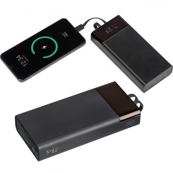 Logo trade business gift photo of: Power bank 20 000 mAh MARABELLA MoLu