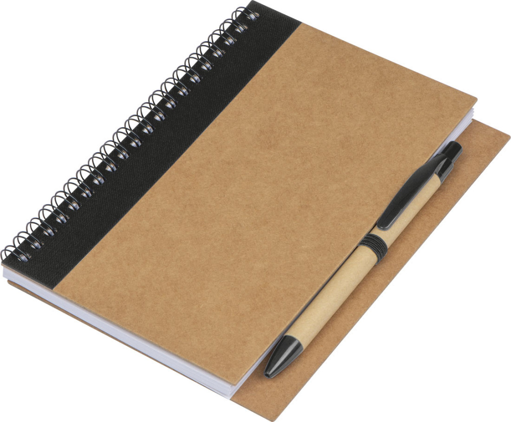 Logotrade promotional product picture of: Spiral notebook Ravenna