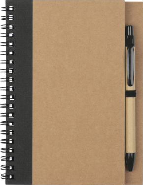 Logo trade promotional items image of: Spiral notebook Ravenna