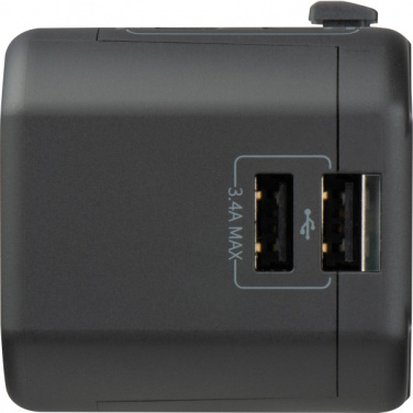 Logo trade promotional gifts picture of: Travel Adapter Maracena