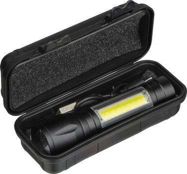 Logo trade promotional products picture of: Rechargeable flashlight Tokyo