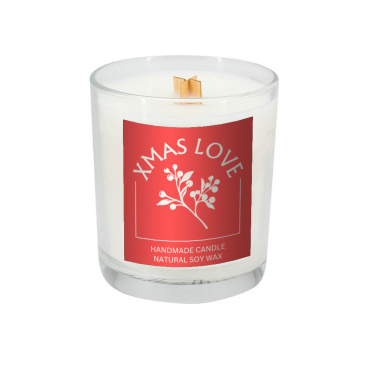 Logotrade promotional merchandise picture of: Soy candle 190g Christmas love