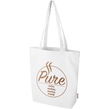 Logo trade promotional gifts picture of: Florida 270 g/m² GRS recycled tote bag 10L