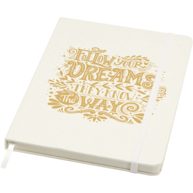 Logotrade promotional merchandise photo of: Bass A5 recycled hard cover notebook with lined pages