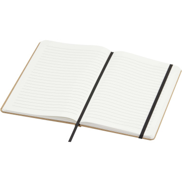 Logo trade advertising products image of: Holm A5 stone paper hard cover notebook with lined pages