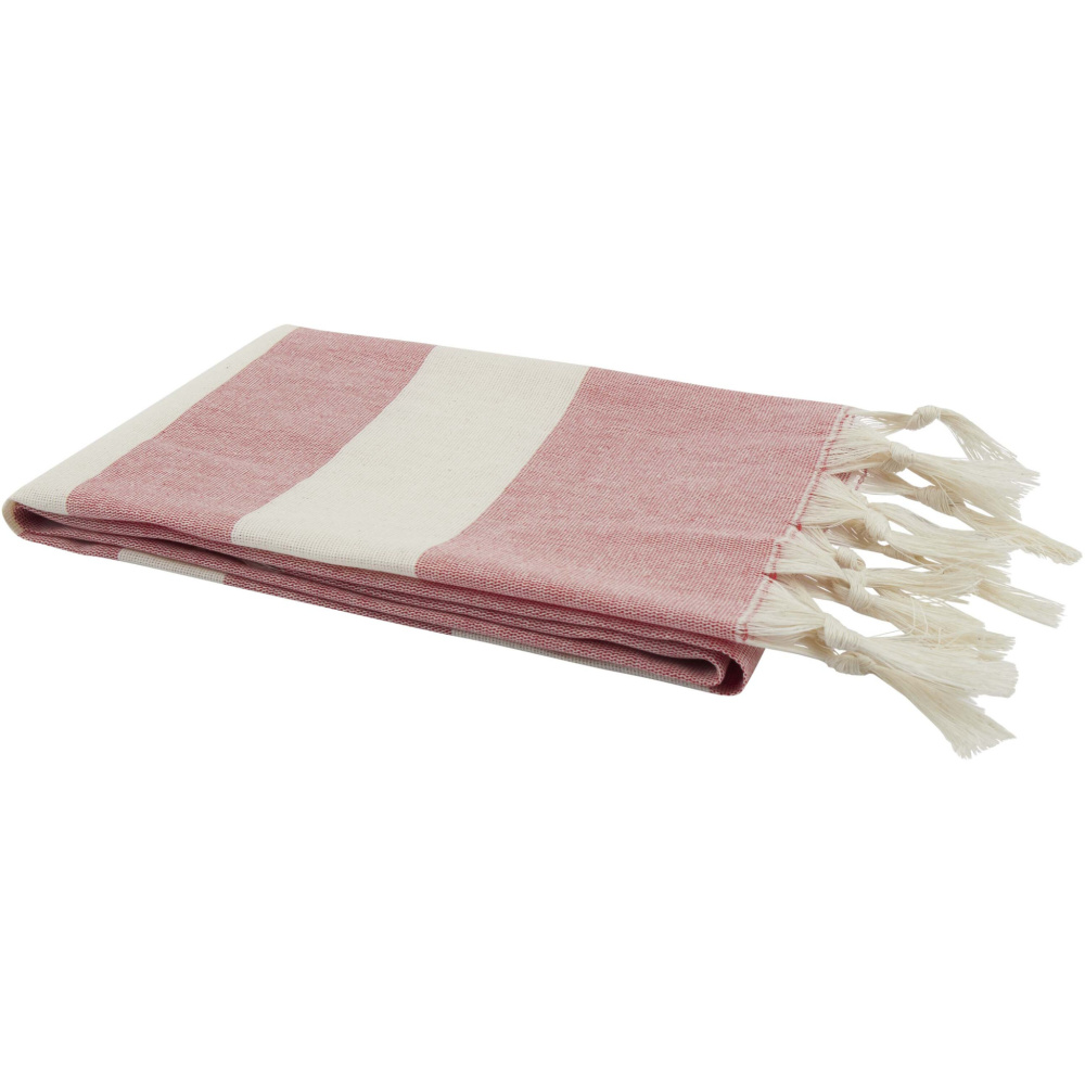 Logo trade promotional merchandise photo of: Anders hammam towel 147 x 75.5 cm