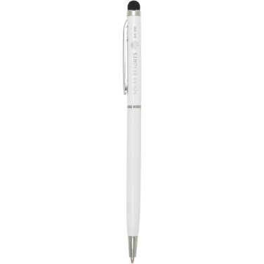 Logo trade promotional item photo of: Ore aluminium ballpoint pen with stylus