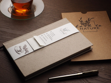Logo trade promotional giveaways picture of: Recycled Tea Notebook 209734000