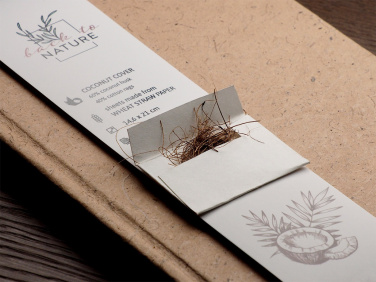 Logo trade promotional items image of: Recycled Coconut Notebook 209734100