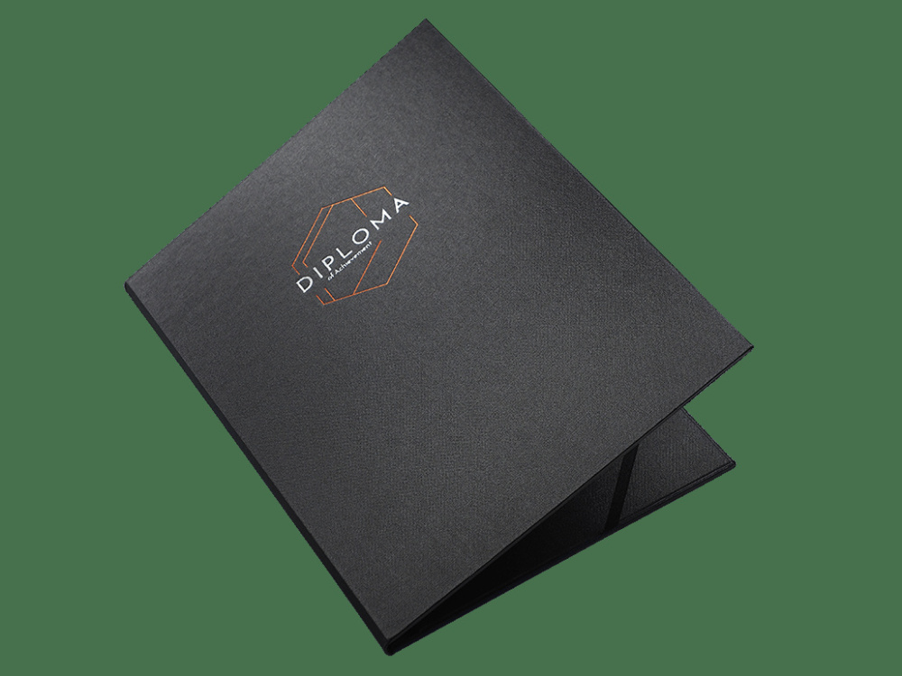 Logo trade promotional giveaways picture of: Certificate cover 1700280