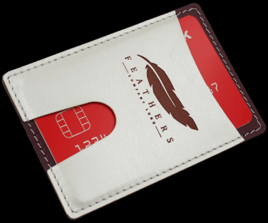 Logo trade promotional merchandise photo of: Credit card holder 544119