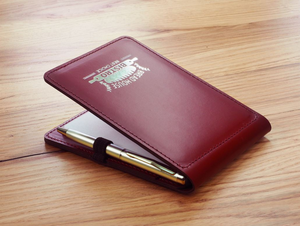 Logo trade promotional merchandise image of: Waiter notepad 1102094