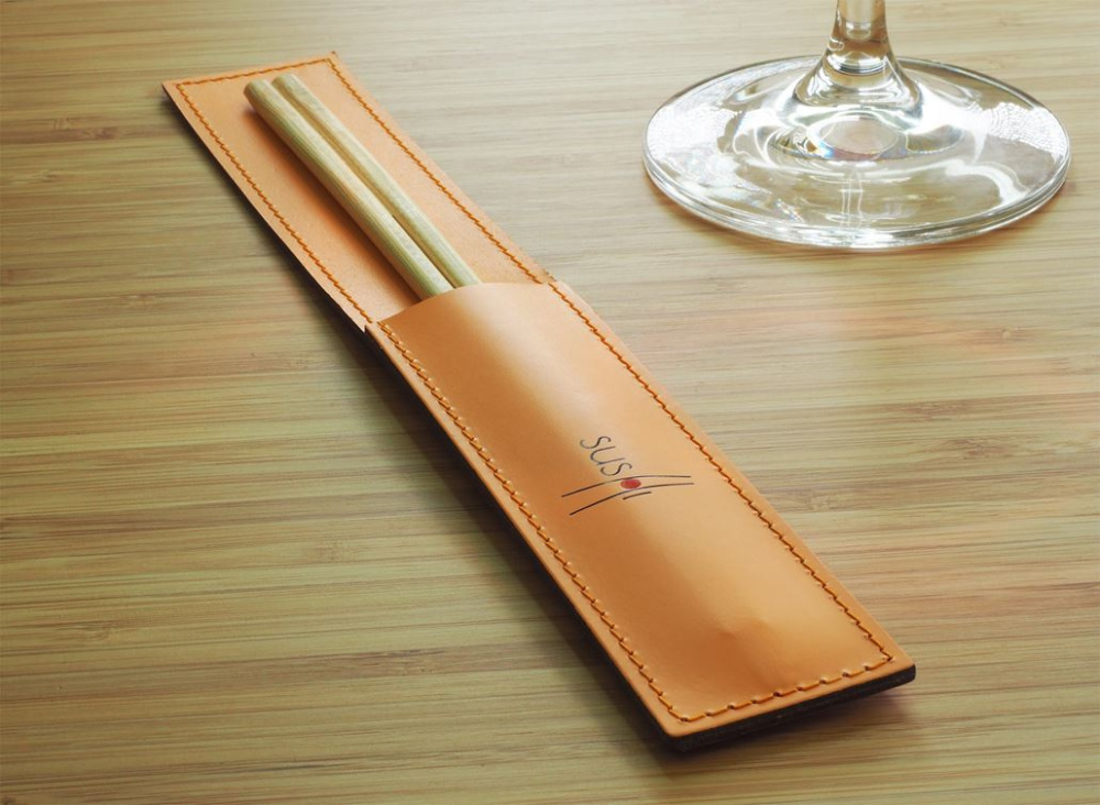 Logo trade promotional gift photo of: Chopsticks case 1042094