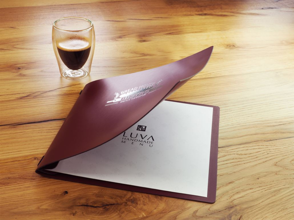 Logo trade promotional merchandise image of: Menu cover Ambiente 1180094