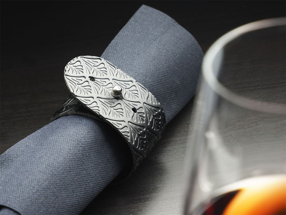 Logo trade corporate gifts image of: Napkin ring 1208244