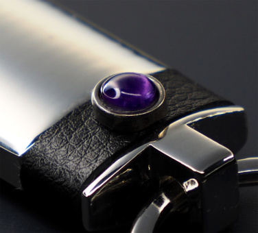 Logo trade promotional gifts image of: Amethyst Keyring 1296095