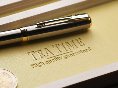 Logo trade promotional merchandise image of: Wooden organiser 1844121