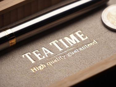 Logo trade promotional merchandise photo of: Wooden desk organiser 1850292