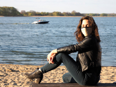 Logo trade advertising product photo of: MARS cotton mask (size M) 1379165