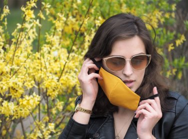 Logo trade promotional products picture of: VENUS PRO cotton face mask with a pocket an HEPA filter 1378165