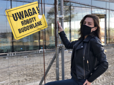 Logo trade corporate gifts image of: VENUS PRO cotton face mask with a pocket an HEPA filter 1378165