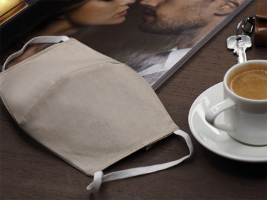 Logotrade promotional product picture of: VENUS PRO cotton face mask with a pocket an HEPA filter 1378165