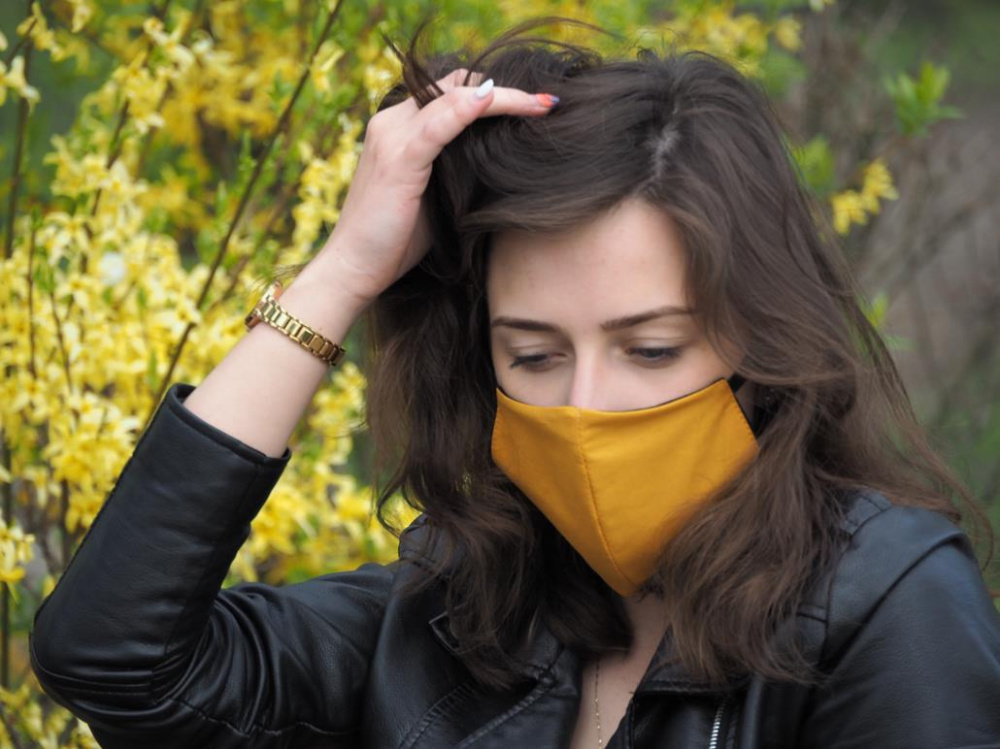 Logo trade promotional merchandise picture of: VENUS cotton face mask 1377165