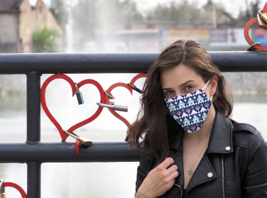 Logo trade business gift photo of: VENUS cotton face mask 1377165