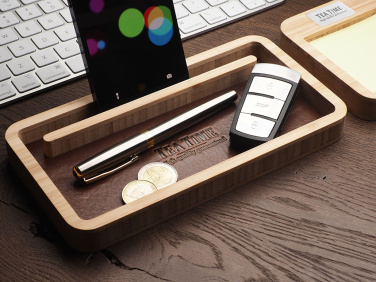Logotrade corporate gift image of: Wooden desk organiser 1852292