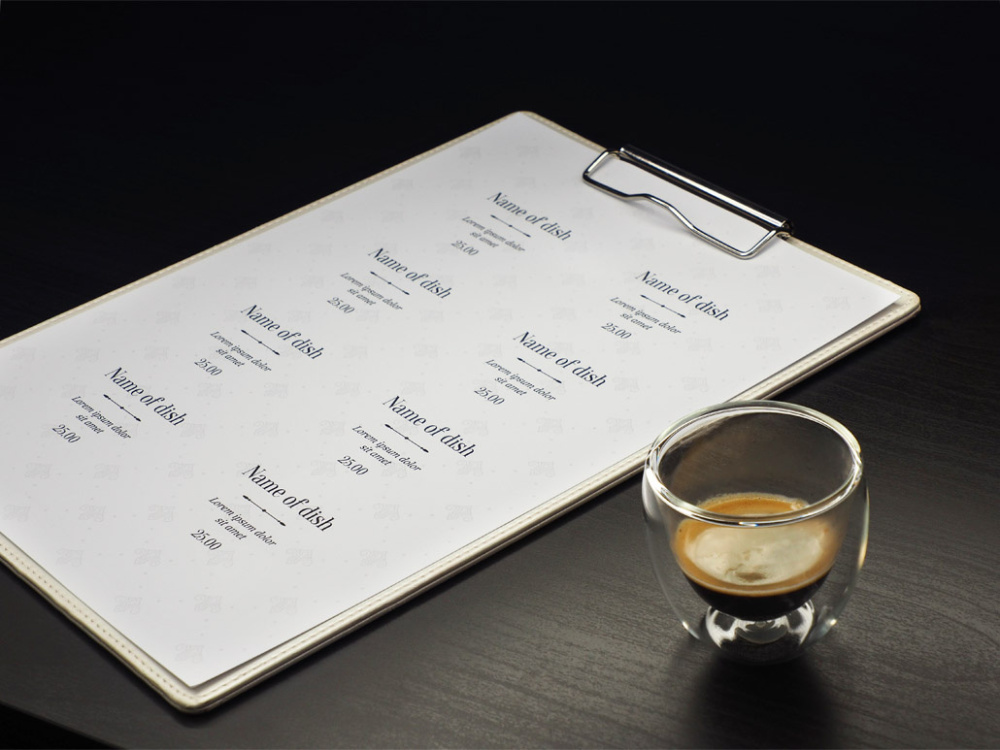 Logotrade corporate gift image of: Clipboard menu 1122119