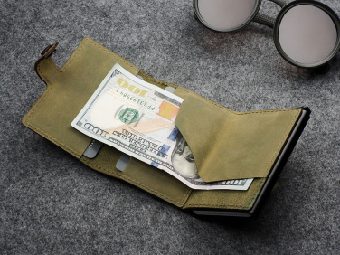 Logo trade promotional gift photo of: RFID wallet - Hunter Leather 2109284