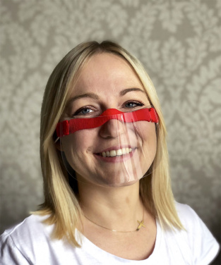 Logotrade promotional products photo of: HESTIA clear face shield-mask for mouth and nose 1452162