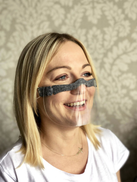 Logo trade promotional gifts picture of: HESTIA clear face shield-mask for mouth and nose 1452162