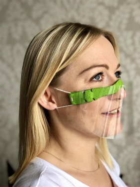 Logotrade promotional product picture of: HESTIA clear face shield-mask for mouth and nose 1452162