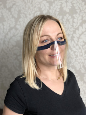 Logo trade promotional gift photo of: KALIPSO clear face shield-mask for mouth and nose 1447162