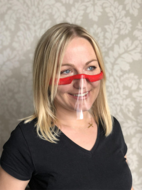 Logotrade promotional giveaways photo of: KALIPSO clear face shield-mask for mouth and nose 1447162