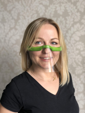 Logo trade promotional gifts picture of: KALIPSO clear face shield-mask for mouth and nose 1447162