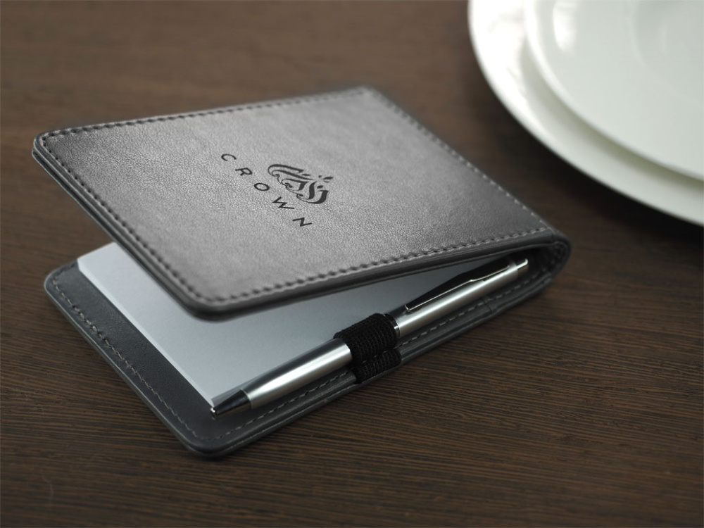 Logo trade promotional giveaways image of: Waiter notepad 1102119