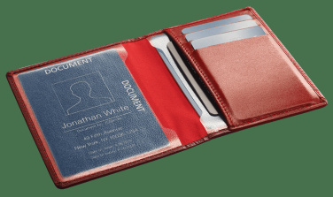 Logo trade promotional merchandise image of: Document wallet 889067