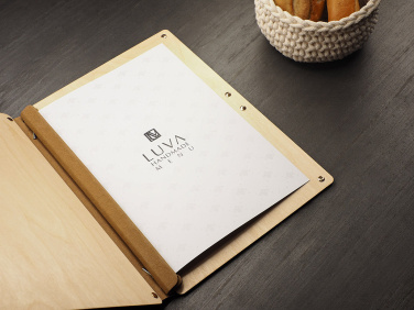 Logo trade promotional giveaways image of: Menu cover 1665121
