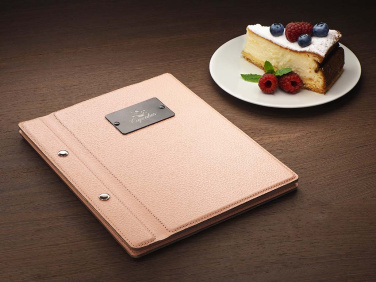 Logo trade corporate gifts image of: Menu cover 1087281