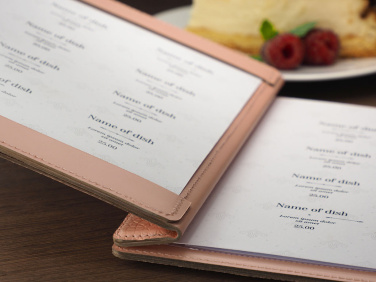 Logo trade promotional items image of: Menu cover 1087281