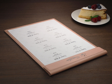 Logo trade promotional gifts image of: Menu cover 1241281